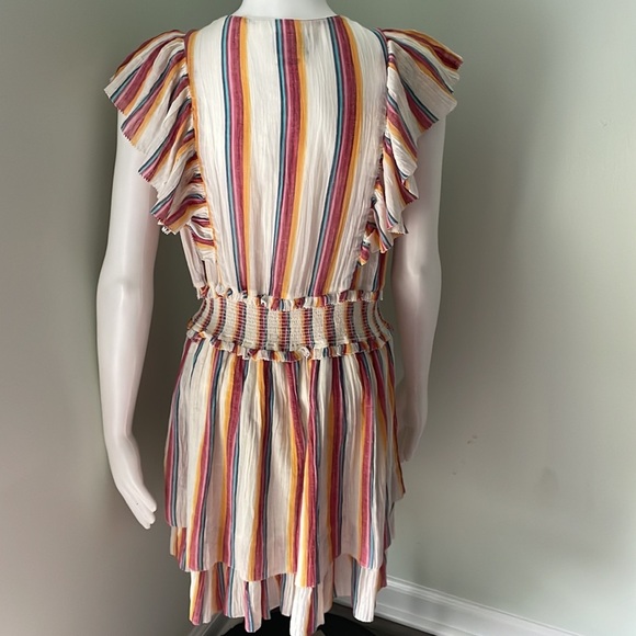 SAYLOR Stripe Dress Revolve Size Medium - Picture 7 of 8